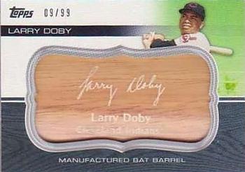 2010 Topps Update - Manufactured Bat Barrel #MBB-129 Larry Doby Front